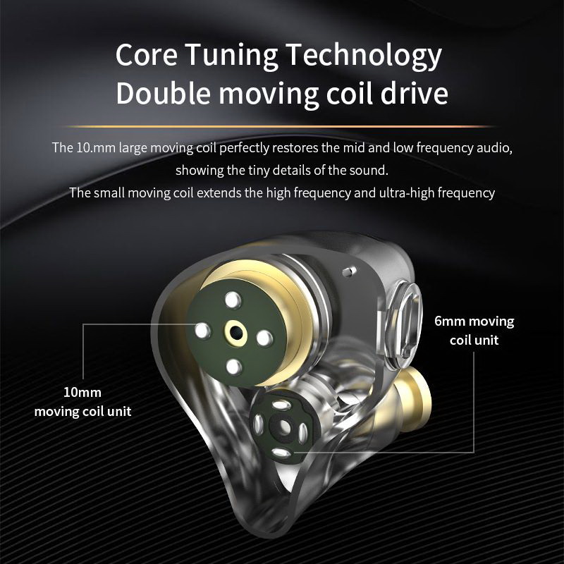 BGVP Scale หูฟัง 2 ไดรเวอร์ 2DD รองรับ Hi-Res ประกันศูนย์ไทย