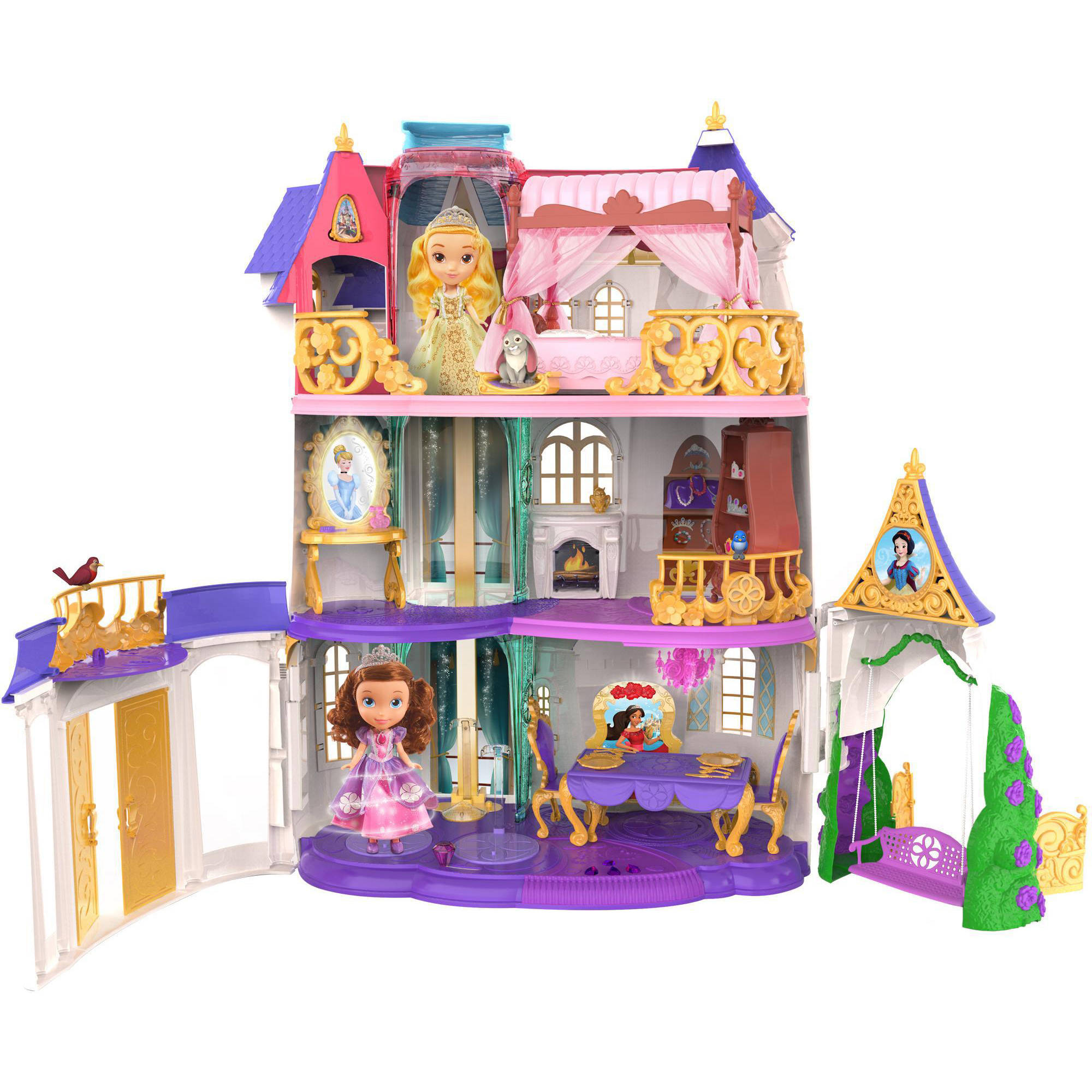 Disney Sofia the First Enchancian Castle- Over 3 FT TALL บ้านตุ๊กตา ปราสาทเจ้าหญิงโซเฟียหลังใหญ่โตสุดอลังการ ตกแต่งอย่างน่ารักตามแบบฉบับเจ้าหญิง นำเข้าจาก USA ของแท้ 100%