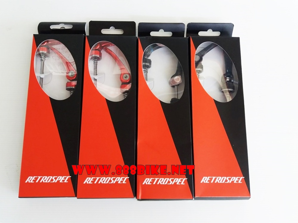 แกนปลดเร็ว RETROSPEC QUICK RELEASE ALLOY สำหรับเสือหมอบและเสือภูเขา ,S487