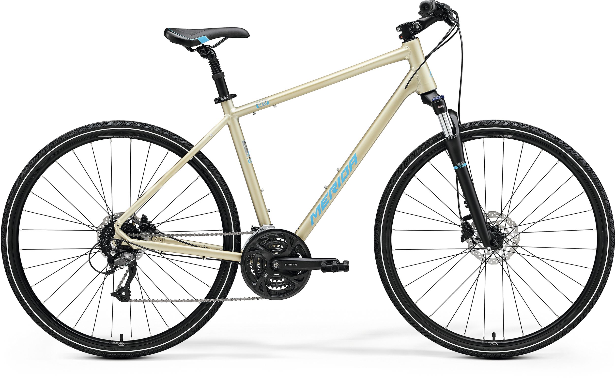 Merida Crossway 40 2025 | Hybrid Bike 700C with Suspension & Hydraulic Disc Brakes