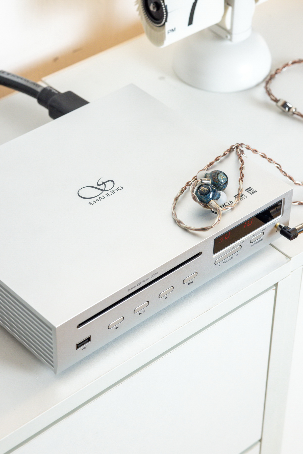 Shanling CD80 เครื่องเล่น CD พร้อม DAC/AMP ในตัวรองรับ MQA, Dual Hi-Res ประกันศูนย์ไทย