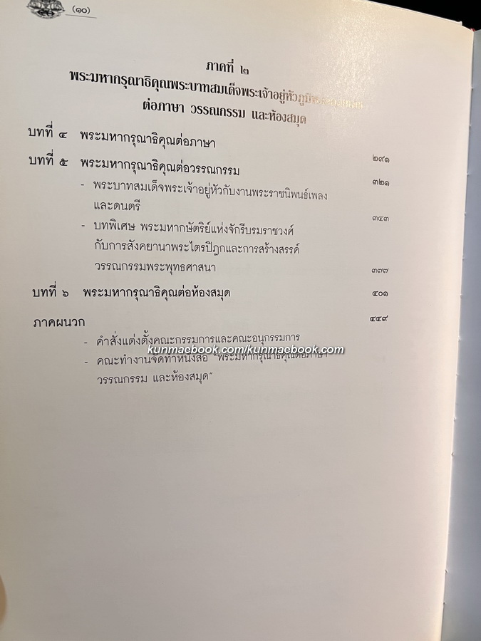 พระมหากรุณาธิคุณต่อภาษา วรรณกรรม และห้องสมุด