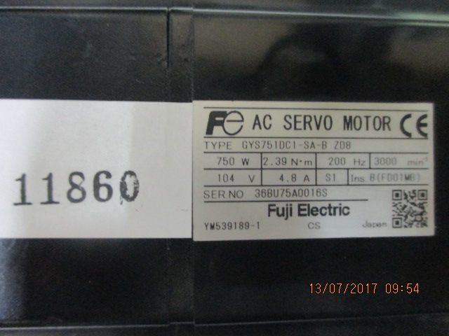 GYS751DC1-SA-B ZD8 SERVO MOTOR “ FUJI ”