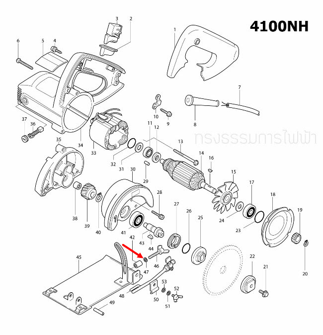 SPRING WASHER 6 Maktec มาคเทค MT560, MT580, MT583, Makita มากีต้า 2414, 2414NB, 4100NB, 4100NH, 4100NH2, 5103N, 5201N, 5401N, 5900B, N5900B Pn.942151-2 (แท้) ## (*)