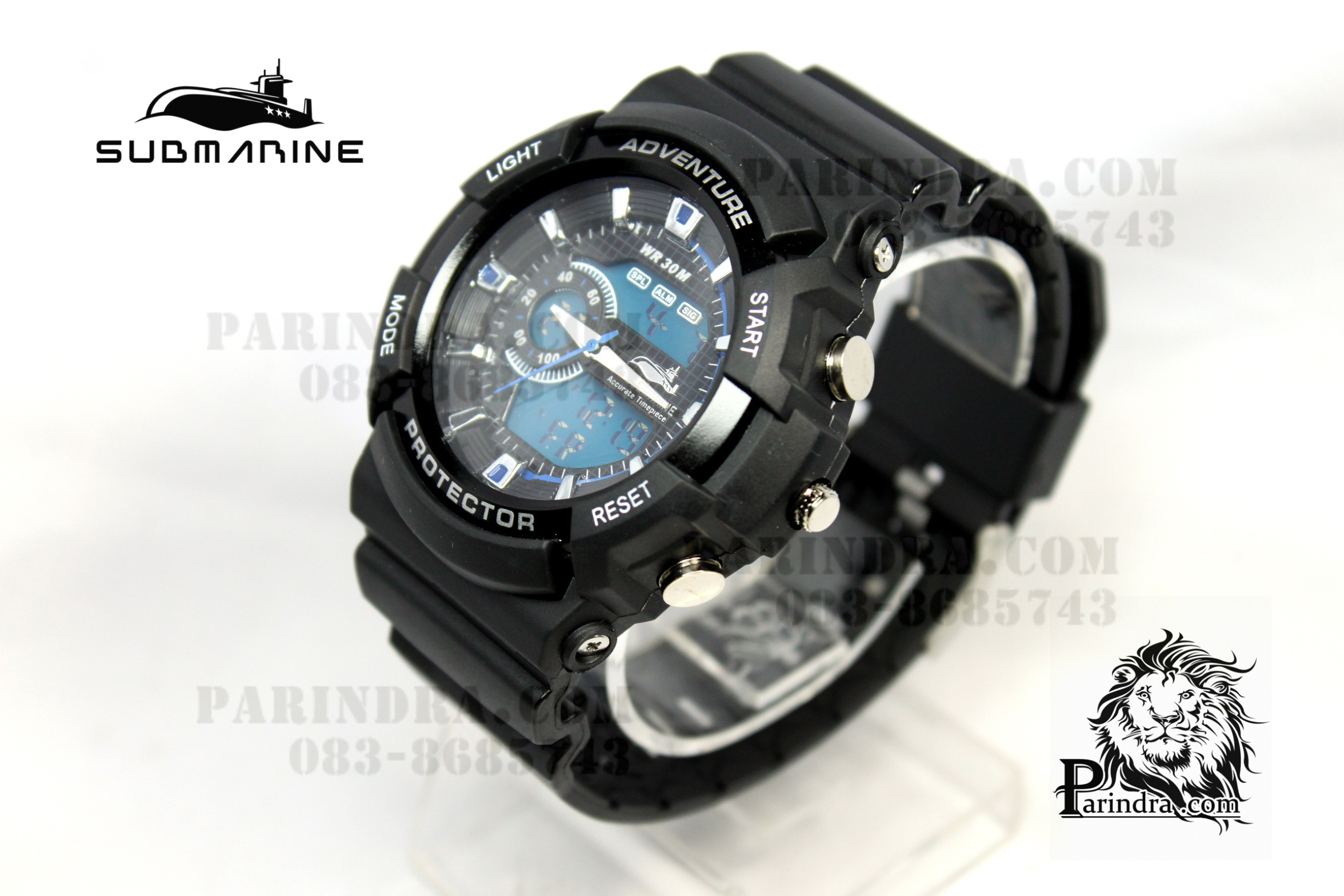 US submarine Protector รุ่น TP3147M สีดำตัดน้ำเงิน