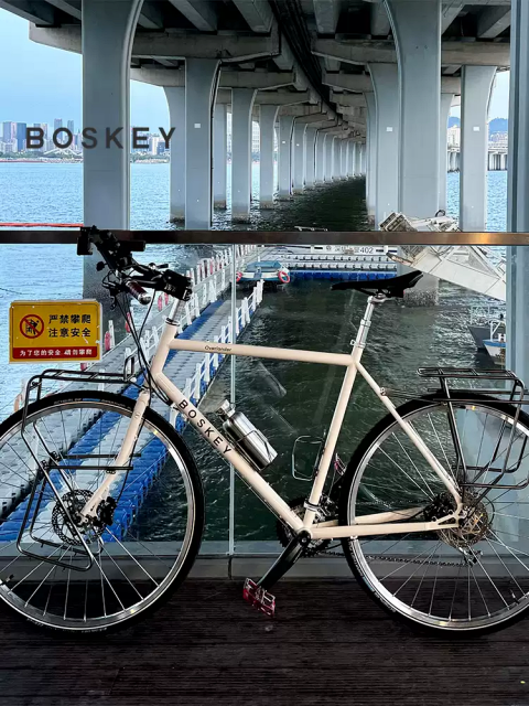 BOSKEY Overlander Cro-Mo 4130 Steel Frame – กรอบจักรยานกราเวลสตีลโครโมลี รับน้ำหนักได้สูง พร้อมช่องติดตั้งดิสก์เบรก