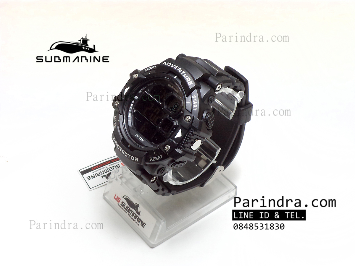 นาฬิกา US submarine TP1334M สีดำล้วน