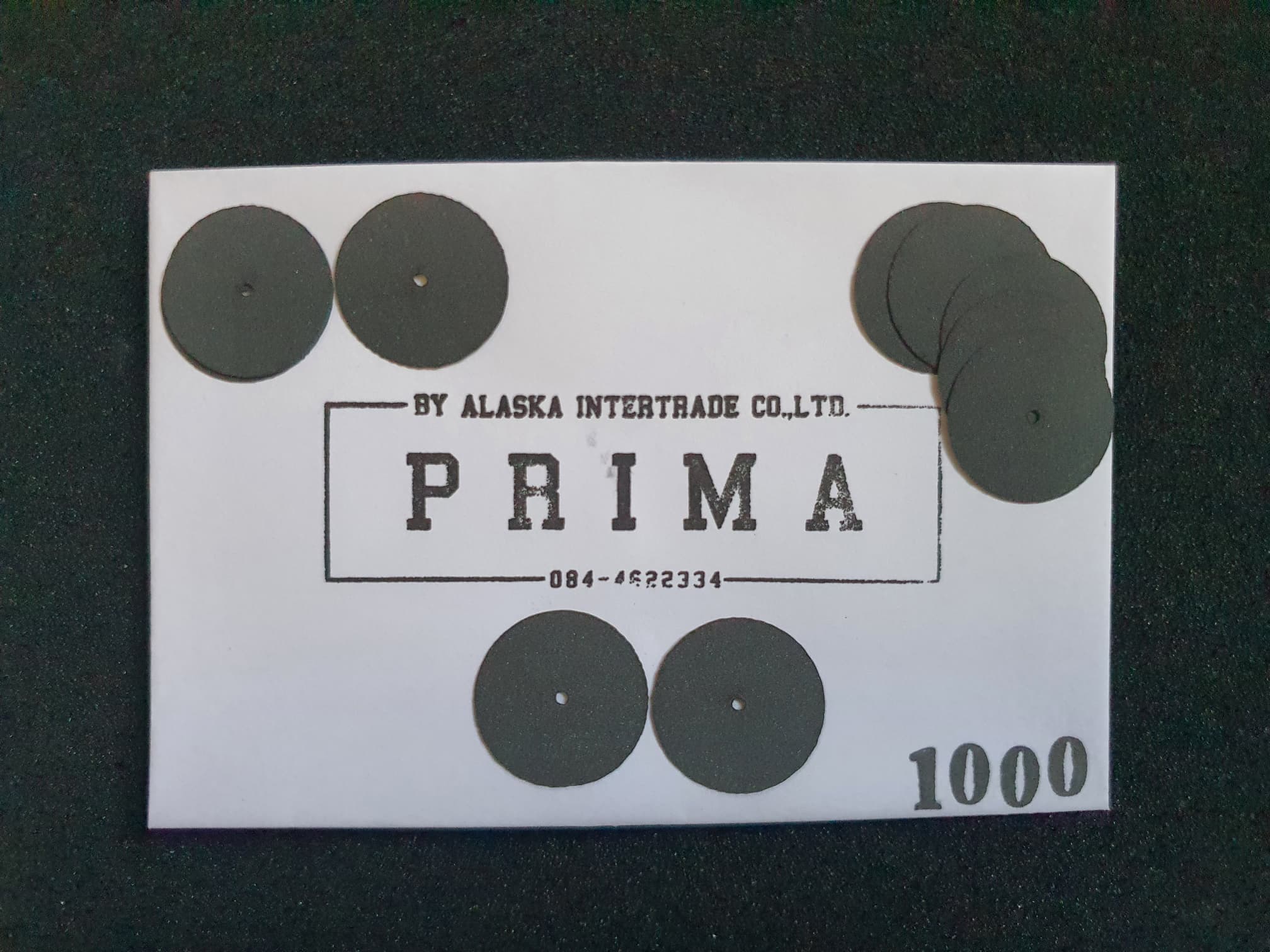 กระดาษทรายวงกลม ขนาด 2ซม. เจาะรู