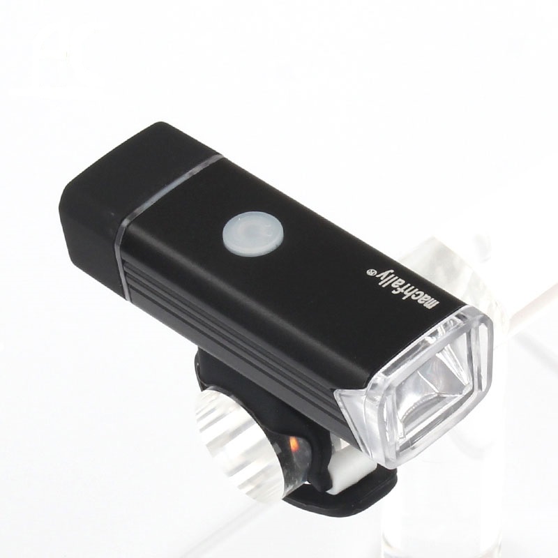 ไฟหน้า MACHFALLY EOS-100 LED Bright LED Bike Lights, Bicycle Light Front , USB Rechargeable, Waterproof Hi-power 5 watt สีดำ