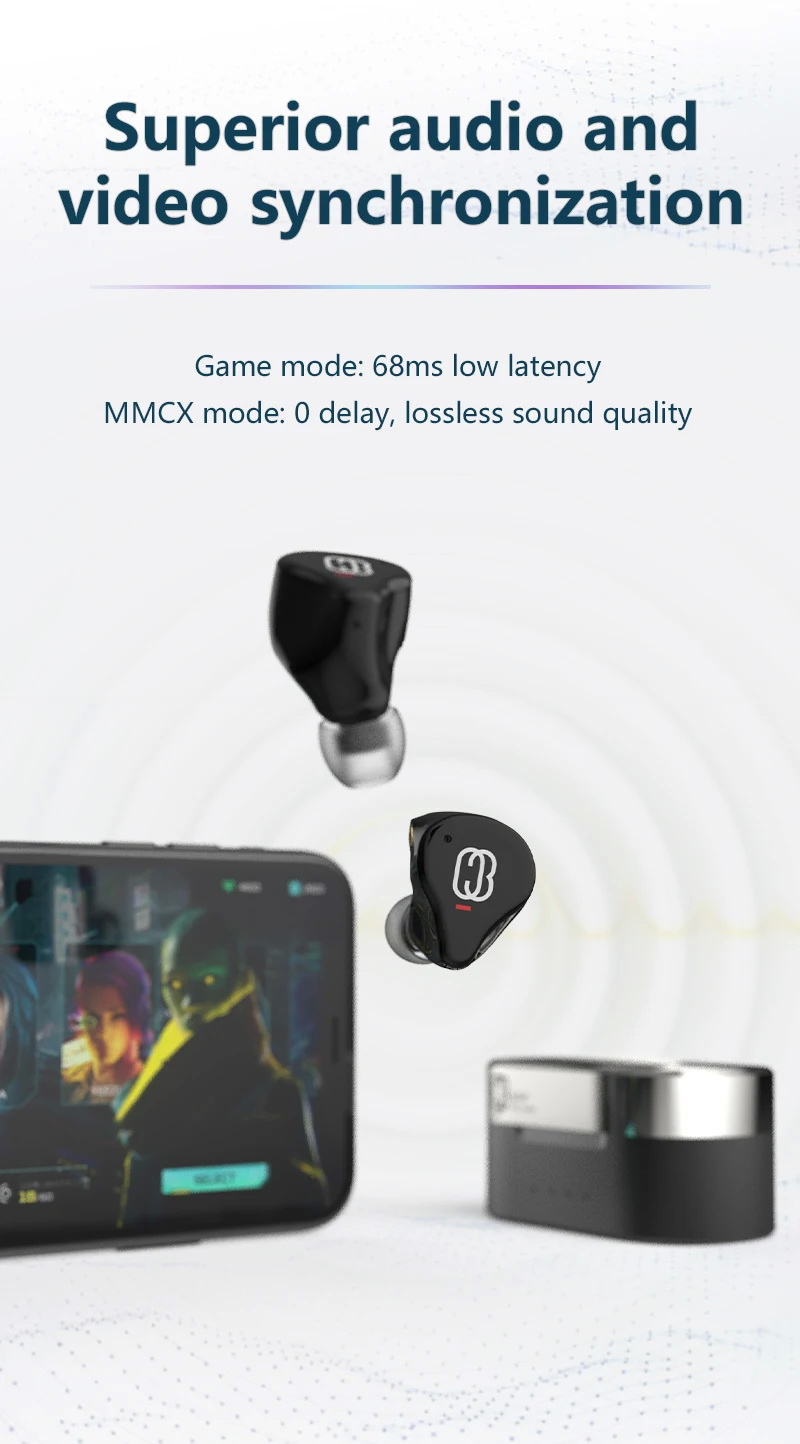 BGVP Q3 หูฟัง TWS 2 ไดรเวอร์ 1DD+1BA รองรับ Bluetooth5.3 ประกันศูนย์ไทย