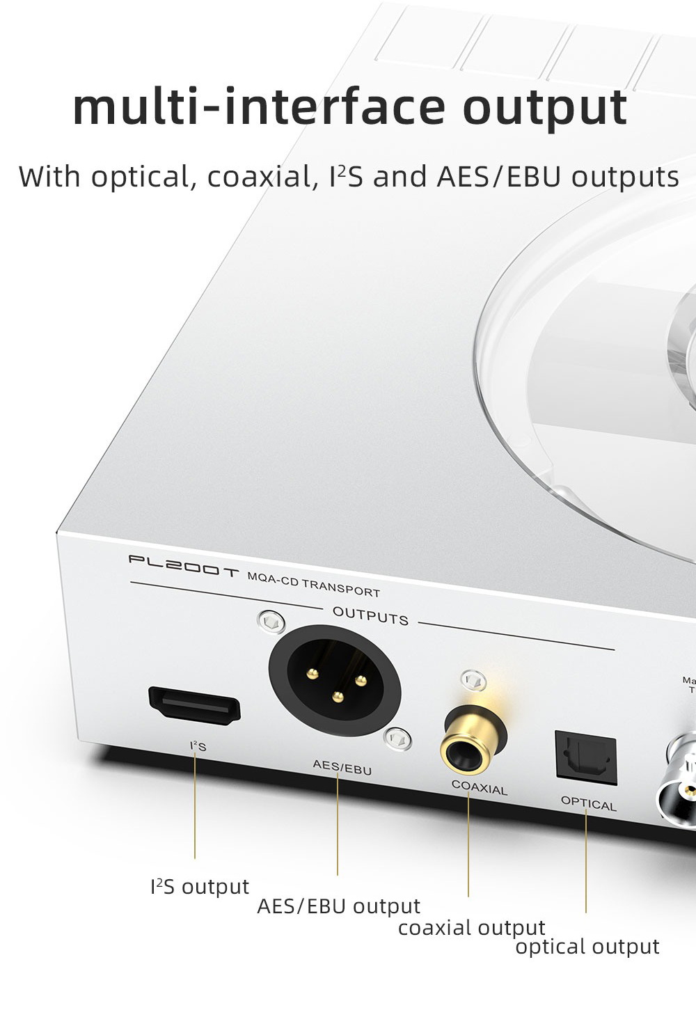 SMSL PL200T เครื่องเล่นซีดีตั้งโต๊ะขนาดกะทัดรัด รองรับ MQA-CD ประกันศูนย์ไทย