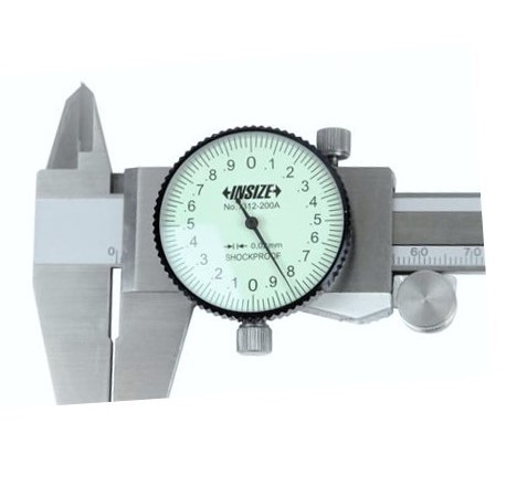 เวอร์เนียร์ไดอัลแบบเข็ม อินไซส์ (INSIZE) รุ่น 1312-200A ขนาด 8 นิ้ว (แท้) ##