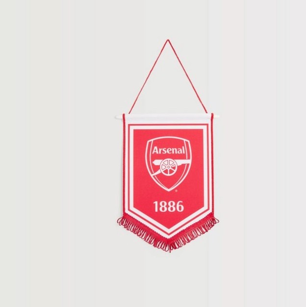 ธงที่ระลึกอาร์เซนอล Red Crest Pennant ของแท้