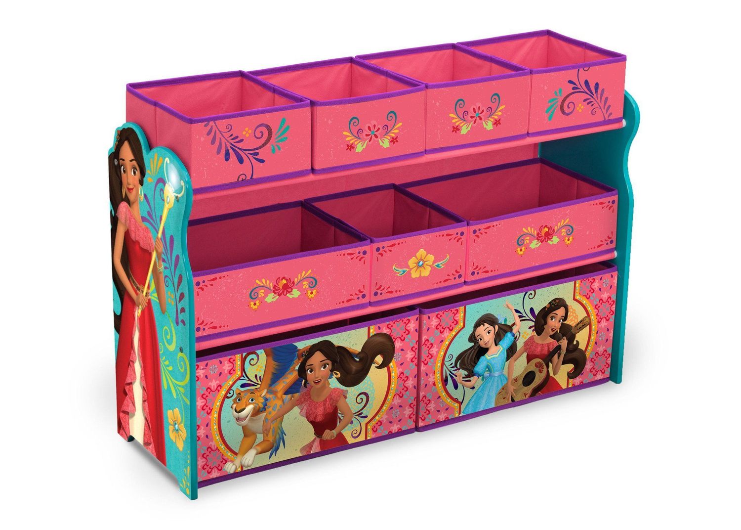 Elena of Avalor Deluxe Multi-Bin Toy Organizer ชั้นเก็บของเด็ก ลาย Elena ขนาดใหญ่