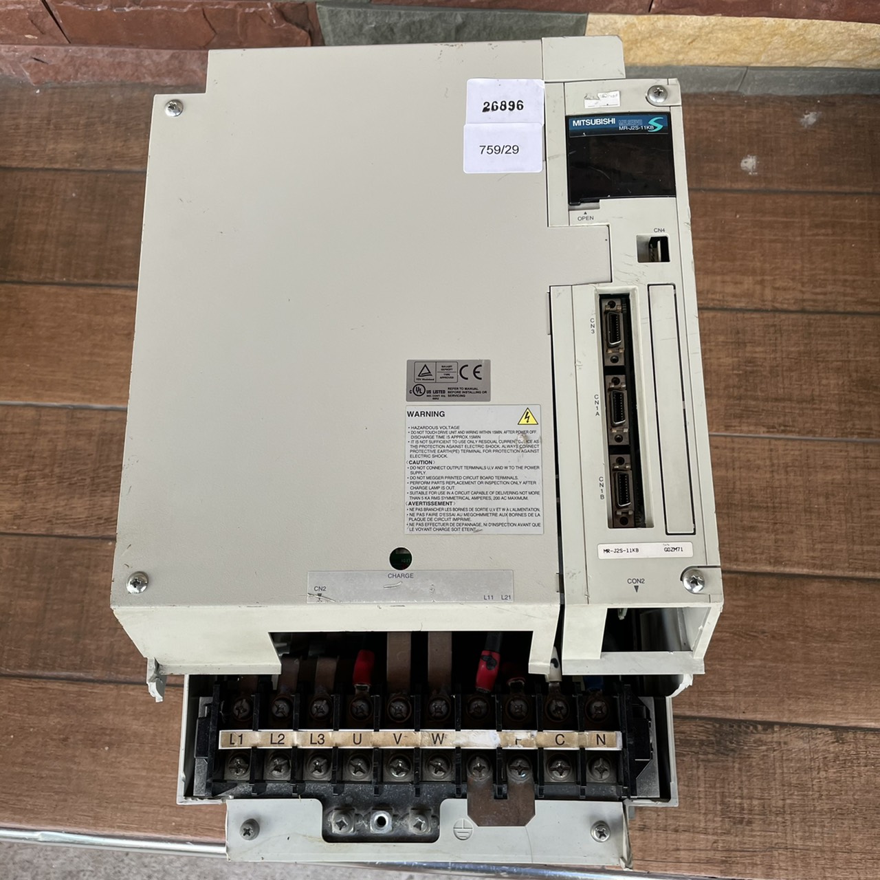 MR-J2S-11KB SERVO DRIVE " MITSUBISHI "