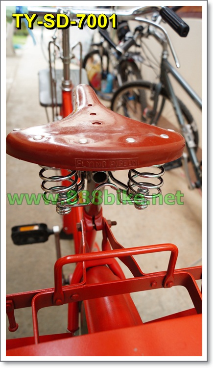 เบาะจักรยาน PVC SADDLE รุ่นโบราณ,TYSD70011