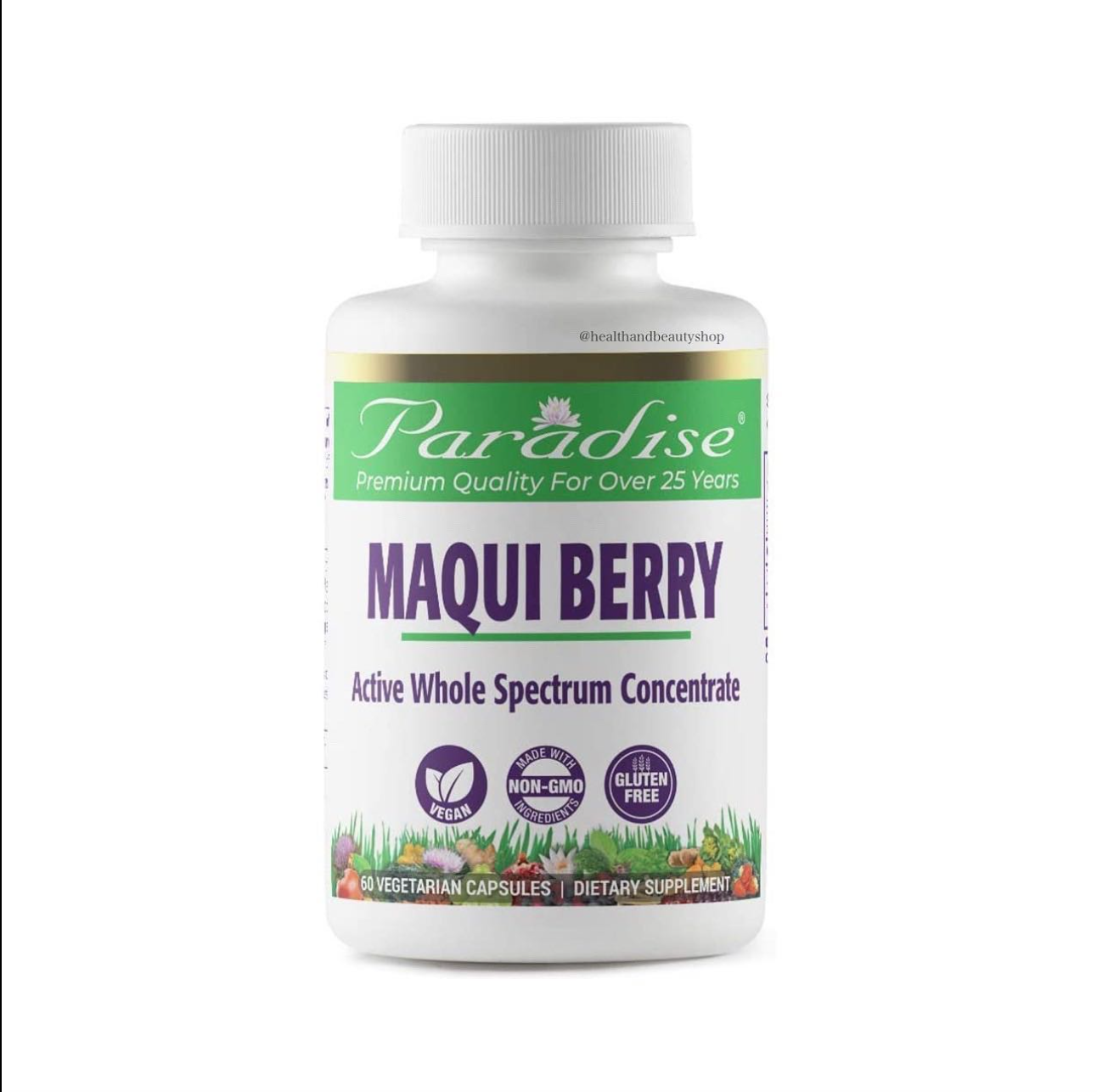 Paradise Herbs Maqui Berry 60 Veggie Caps