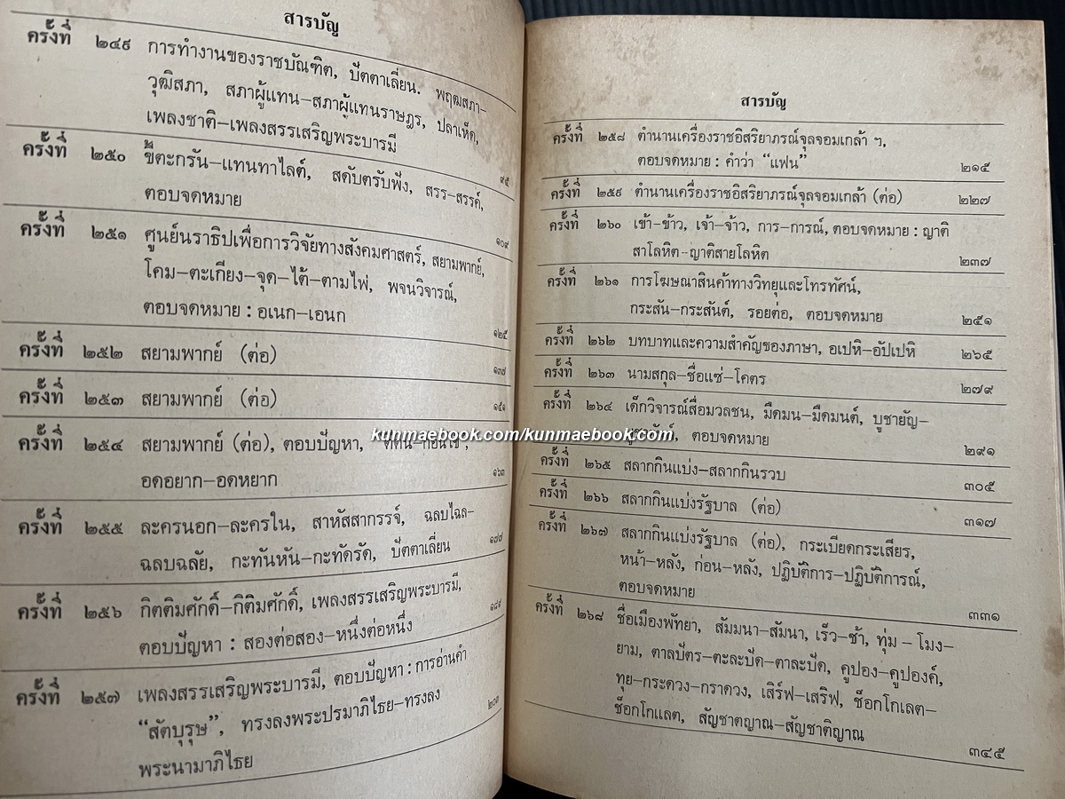 ภาษาของเราชุดที่ 10 โดย จำนงค์ ทองประเสริฐ