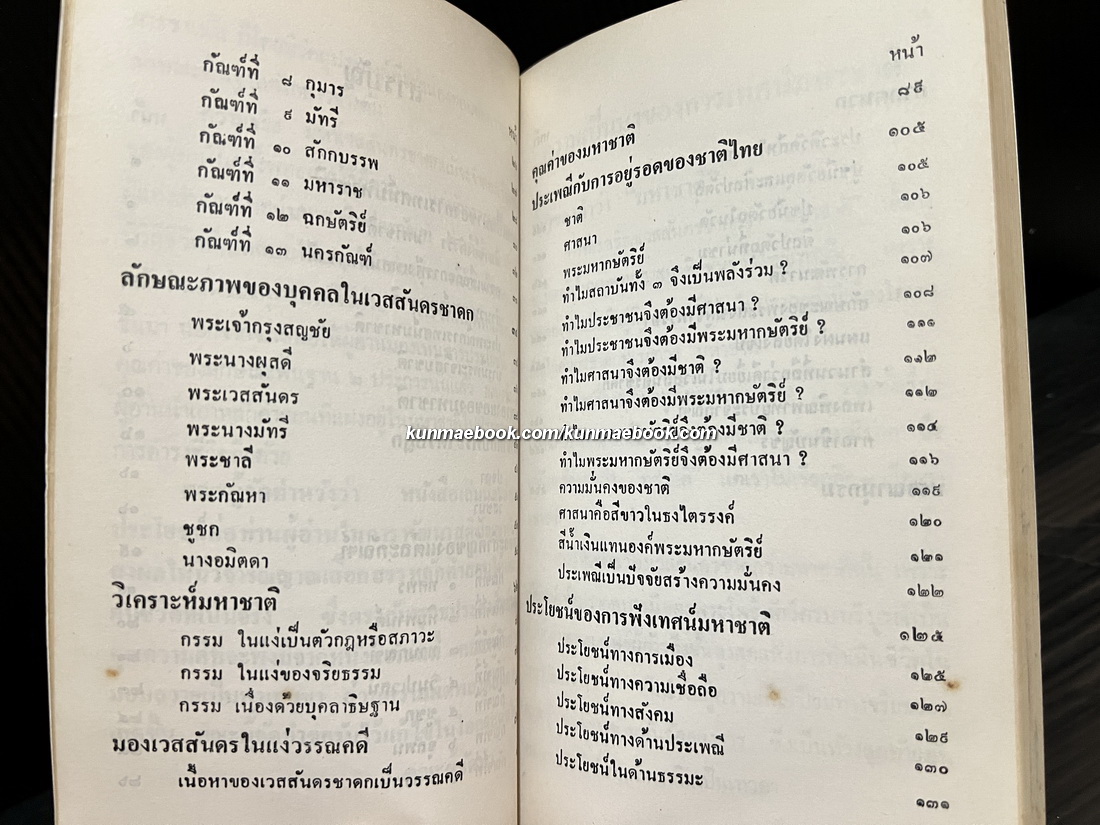 มหาชาติ พิมพ์เป็นอนุสรณ์ในงานเทศน์มหาชาติ วัดสีหไกรสร ( วัดช่องลม )