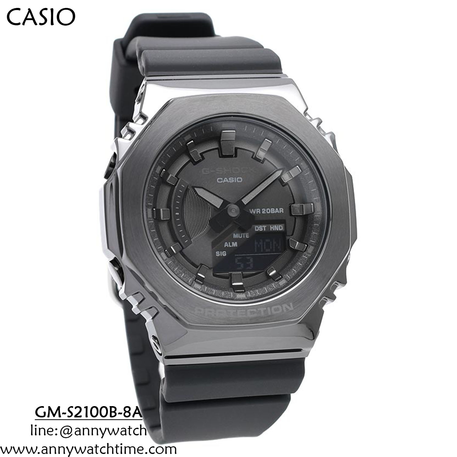 G-SHOCK GM-S2100B-8A - จำหน่ายนาฬิกาของแท้ 100% อะไหล่นาฬิกา