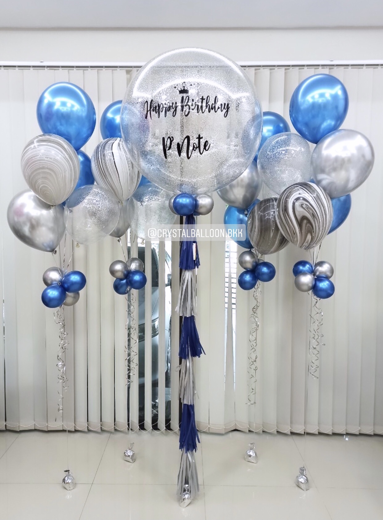 ลูกโป่ง วันเกิด Bubble ขนาด 36" สียอดนิยม พร้อม ช่อลูกโป่ง 4 ช่อ,ลูกโป่งลายหิน USA 4 ลูก ,ลูกโป่งใส ใส่กลิตเตอร์ พร้อมตกเเต่ง สามารถเปลี่ยนสีลูกโป่ง/เปลี่ยนข้อความ/เปลี่ยนขนาดได้
