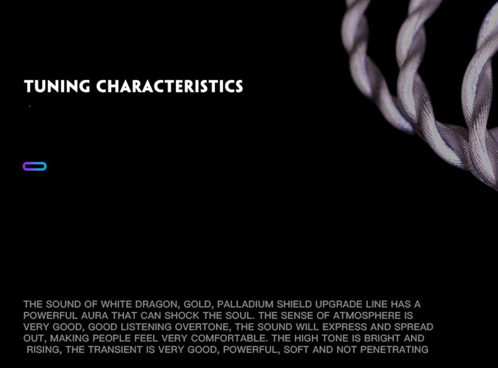 ขาย Hakugei White Dragon สายอัพเกรดหูฟัง ผสมโลหะหายาก Palladium