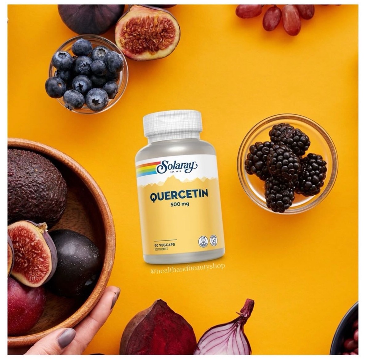 Solaray, Quercetin 500 mg 90 VegCaps