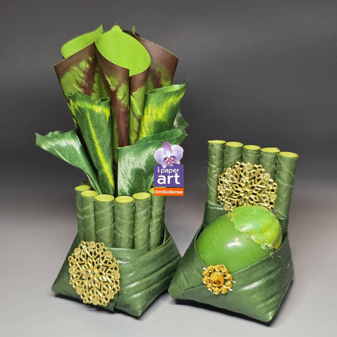 ใบเงิน ใบทอง ใบนาค งานประดิษฐ์