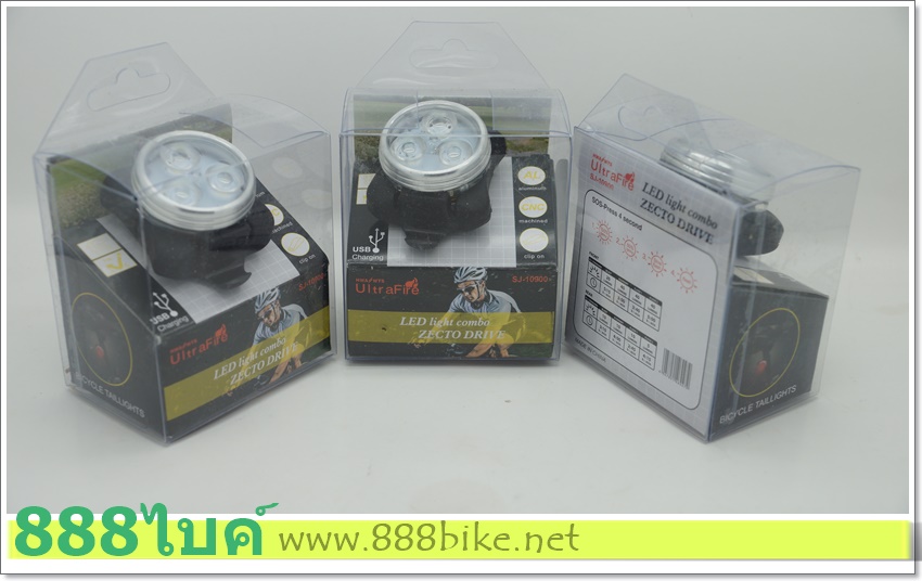 ไฟหน้า ULTRAFIRE 3Leds รุ่น SJ-10900 ชาร์จ USB ได้