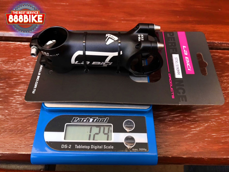 LABICI คอแฮนด์อลูมิเนียม LA BICI STX1.5 ,ยก +/- 7° วัสดุอลูเบา ยาว 70-120มม มีสีดำและสีแดง