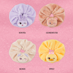 PRE. ที่รัดผม 𝐁𝐋𝐀𝐂𝐊𝐏𝐈𝐍𝐊 CHARACTER LIGHT STICK PLUSH SCRUNCHIE ระบุชื่อที่หมายเหตุ (นำเข้า 14-25 วัน)