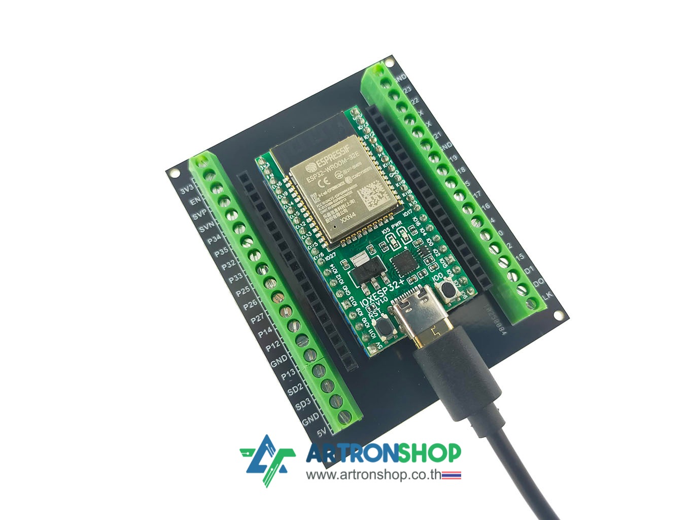 บอร์ดขยายขา IOXESP32 เทอมินอล