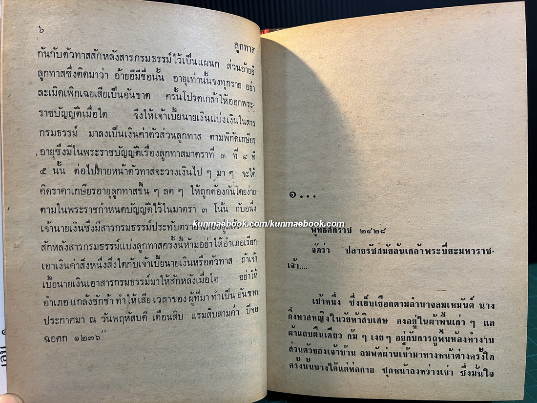 ลูกทาส ( 2 เล่มชุด ) -วรรณกรรมแห่งชาติ- ผลงานของ รพีพร