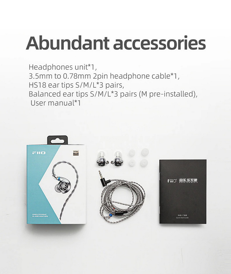 FiiO FD11 หูฟัง IEMs ไดรเวอร์ Dynamic เทคนิคระดับไฮเอนด์ เสียงที่ไม่เหมือนใคร ประกันศูนย์ไทย