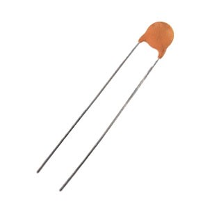 (สั่งขั้นต่ำ 10 ตัว) คาปาซิเตอร์ เซรามิก แบบแผ่น 47pF 50Vdc ±10% 85°C ความห่างขา = 2.5mm
