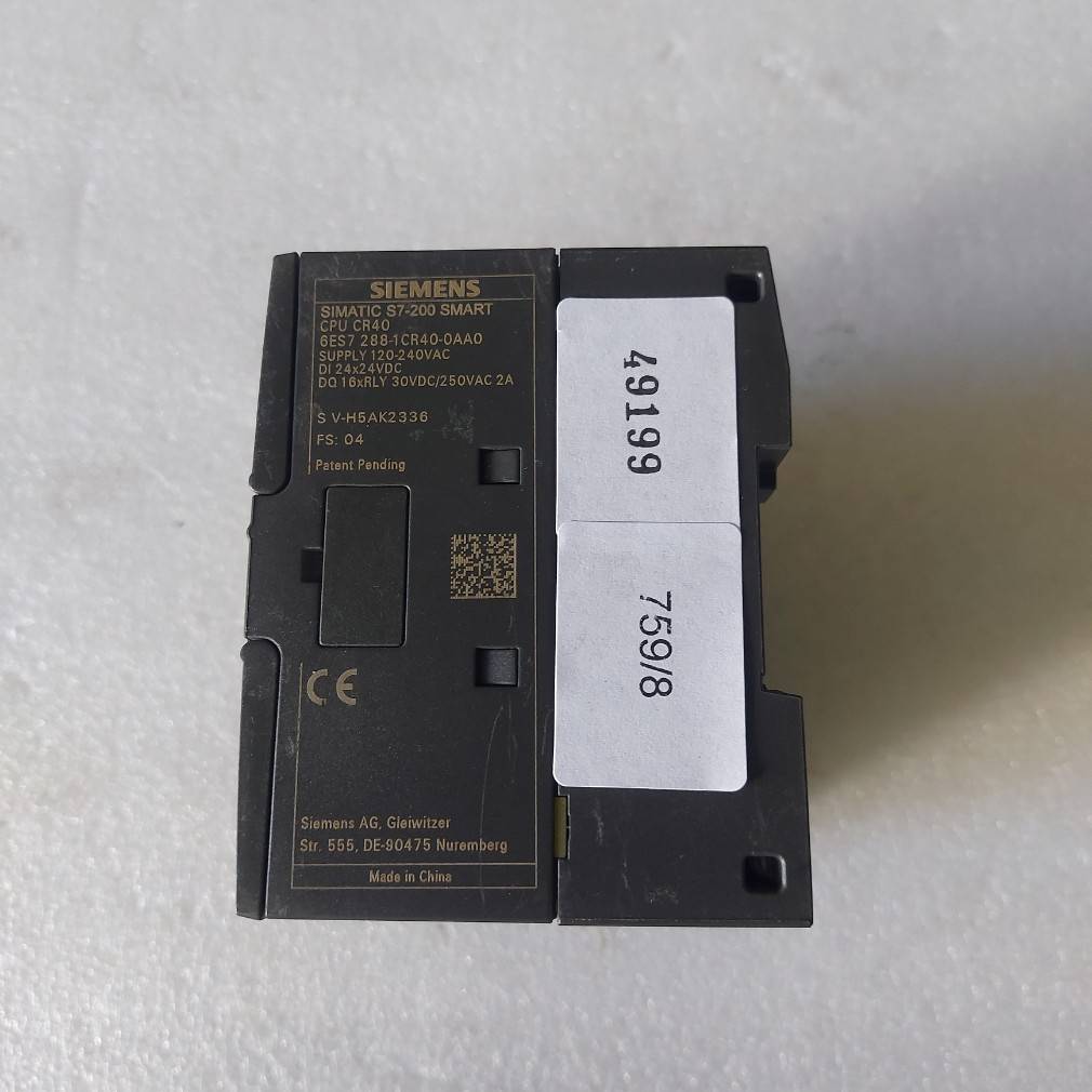 6ES7 288-1CR40-0AA0 PLC " SIEMENS "