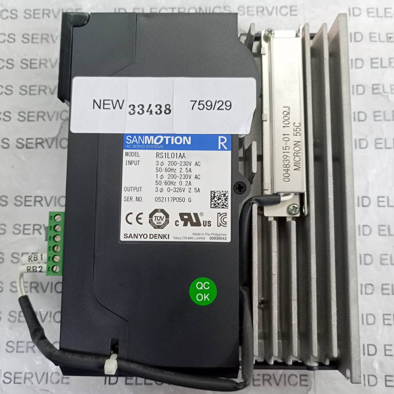 RS1L01AA SERVO DRIVE " SANYO DENKI "