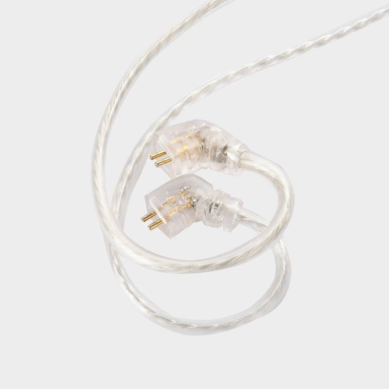 TFZ TP-1 สายอัพเกรดหูฟังพร้อม DAC ในตัว สายชุบเงินพร้อมไมค์ HD สำหรับหูฟัง TFZ