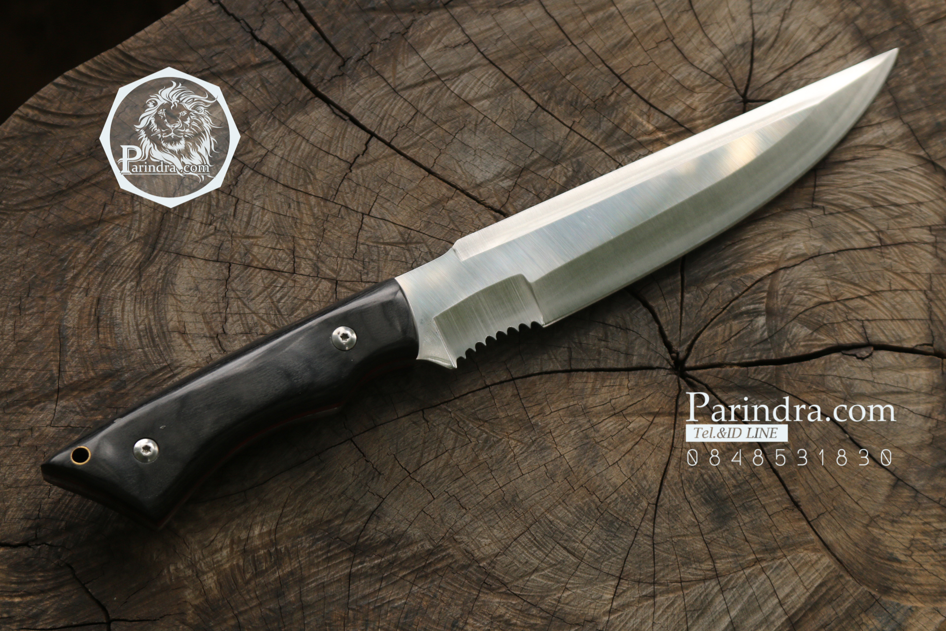 มีด Columbia A139 ด้ามลายไม้ดำสวยงาม ขนาด 13 นิ้ว