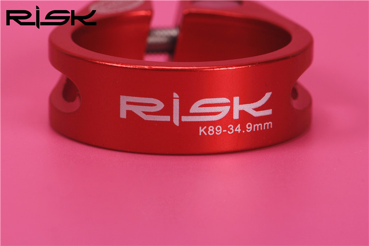 รัดหลักอาน RISK alloy Bolt Seatpost Clamp มีแต่ 31.8 (แบบยึดน็อต) K89