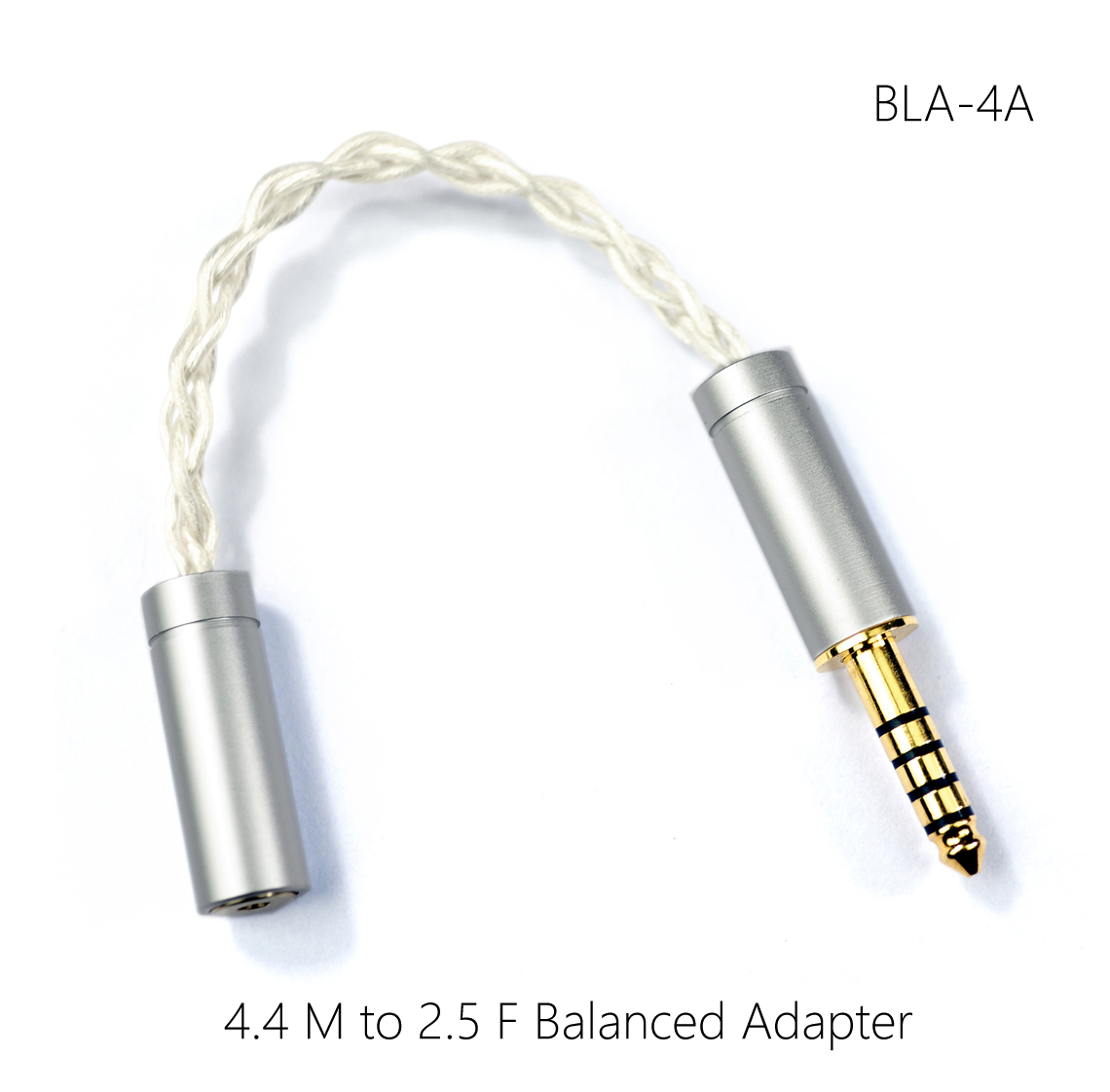 ขาย DD BLA-4A สายแปลง 2.5 Balanced เป็น 4.4 Balanced สายชุบเงินถัก 7N OCC