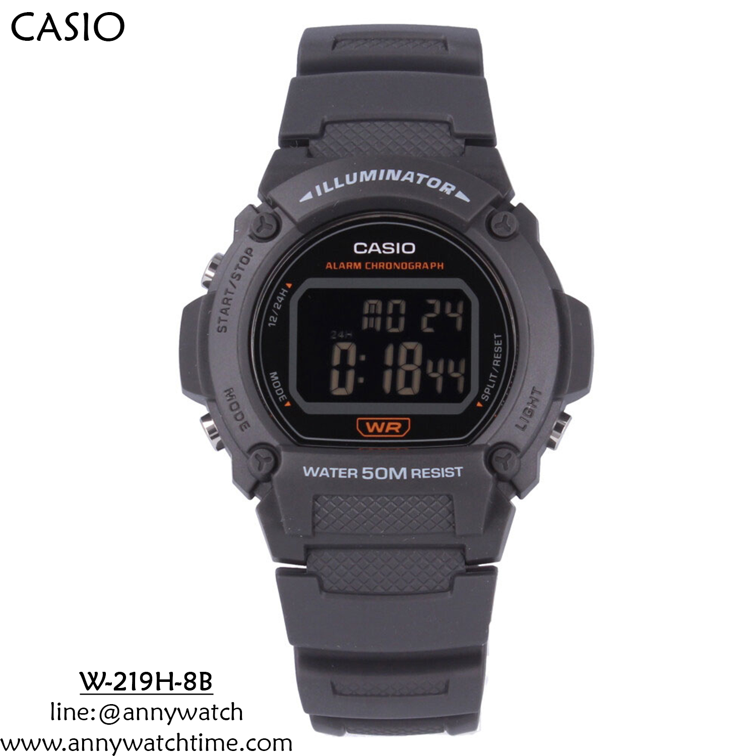 CASIO W-219H-8B
