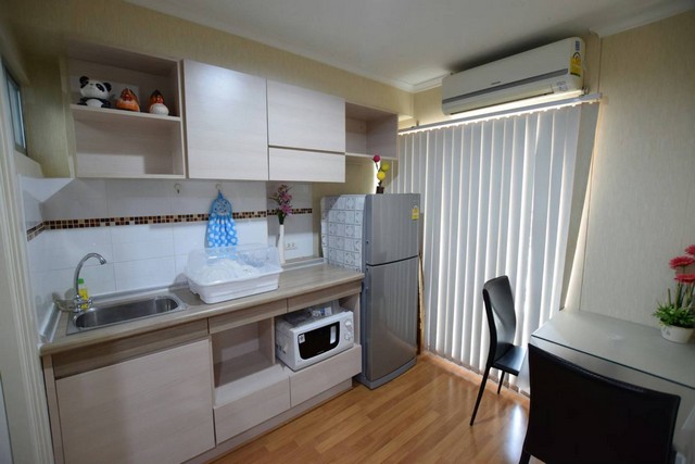 ให้เช่าคอนโด ลุมพินี เพลส รัชโยธิน ตึก D 28 ตร.ม.เฟอร์ครบ มีเครื่องซักผ้า ใกล้ BTS รัชโยธิน