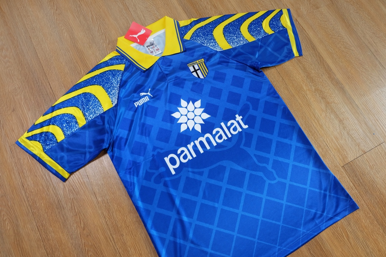 Parma 1996/97 Away Retro Vintage Jersey เสื้อฟุตบอลปาร์มา เสื้อปาร์มาย้อนยุค Parmalet
