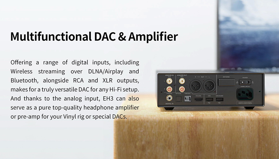 Shanling EH3 DAC/AMP ตั้งโต๊ะ รองรับ MQA, Dual Hi-Res ประกันศูนย์ไทย