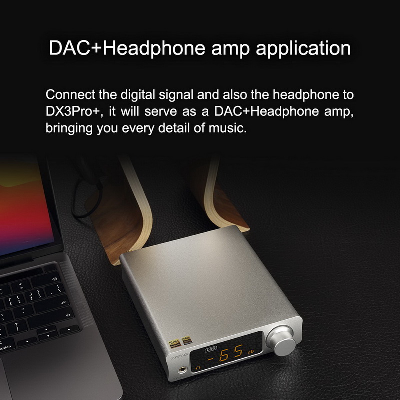 ขาย Topping DX3 PRO+ DAC& ตั้งโต๊ะ รองรับ Dual Hi-Res