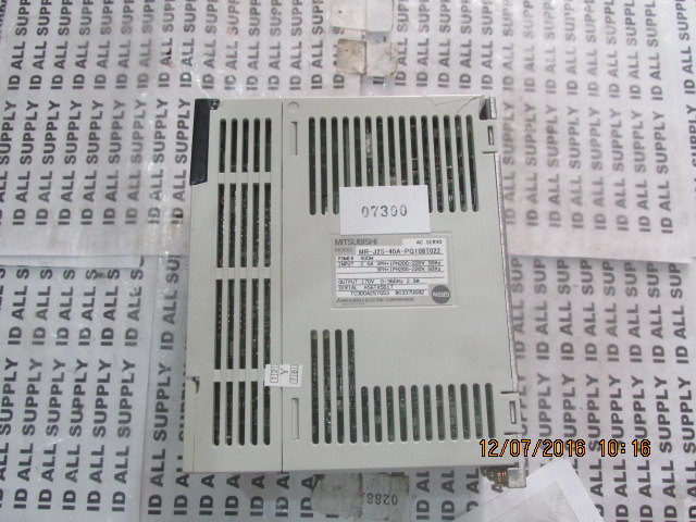 SERVO DRIVE " MITSUBISHI " รุ่น MR-J2S-40A-PQ108T022