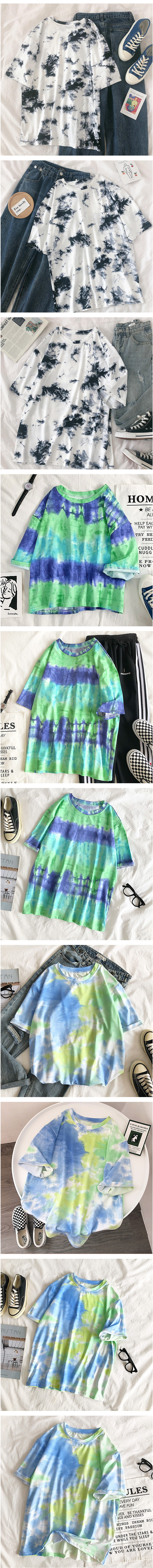 เสื้อมัดย้อม สไตล์พาสเทล