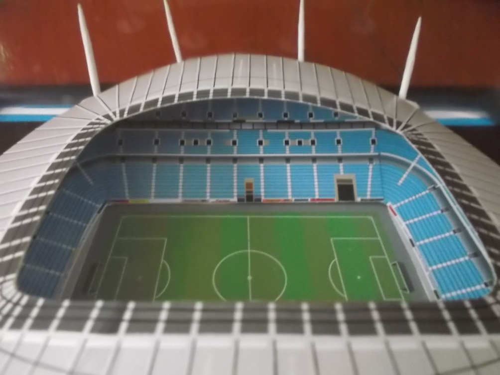 โมเดลสนามฟุตบอล สโมสรแมนเชสเตอร์ ซิตี้ - สนามเอติฮัด สเตเดี้ยม ใหม่ / MANCHESTER CITY Football Club Football Stadium Model - ETIHAD Stadium NEW