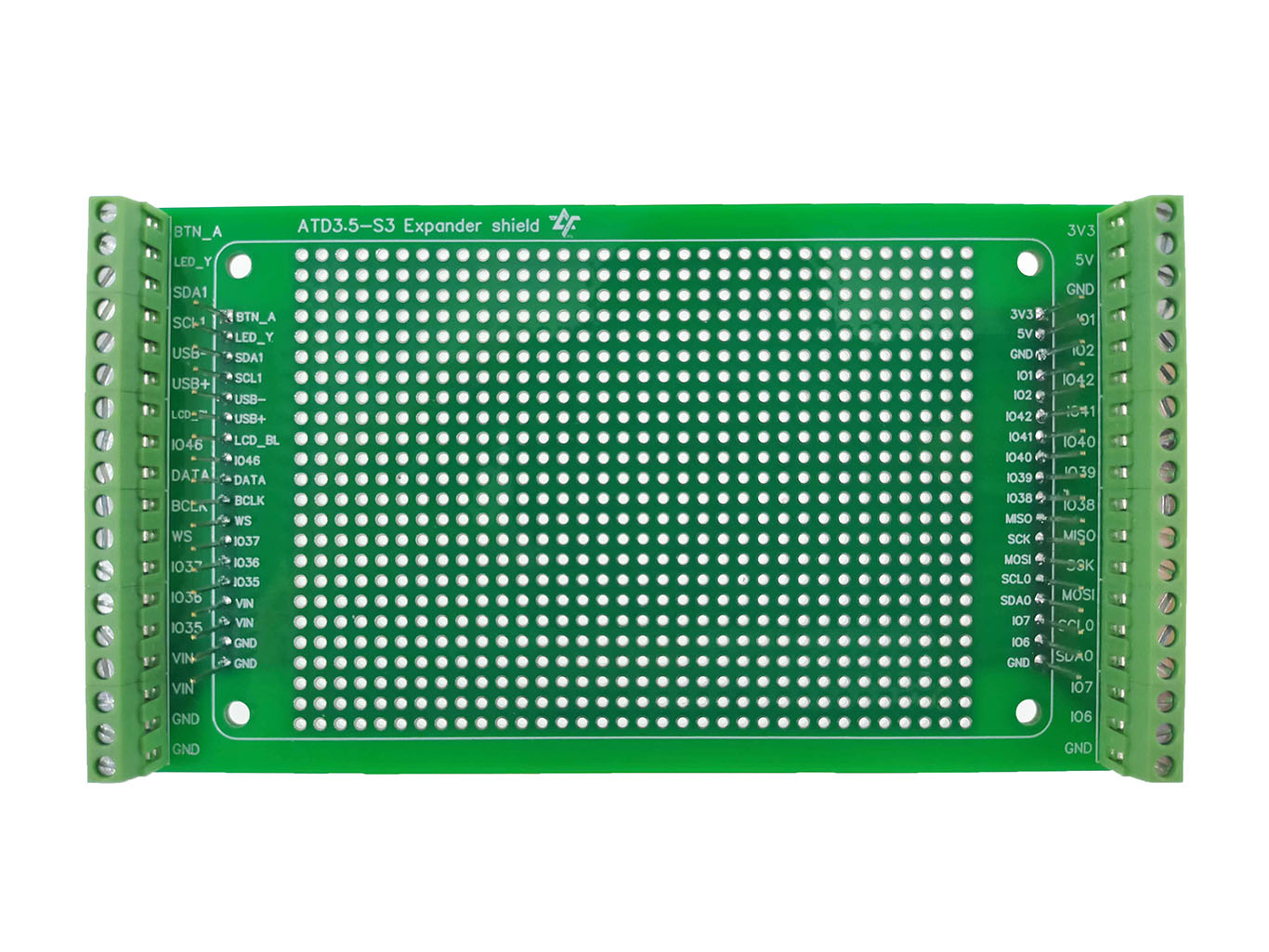 ATD3.5-S3 Expansion shield โมดูลขยายขาบอร์ดจอ ATD3.5-S3 เทอมินัล